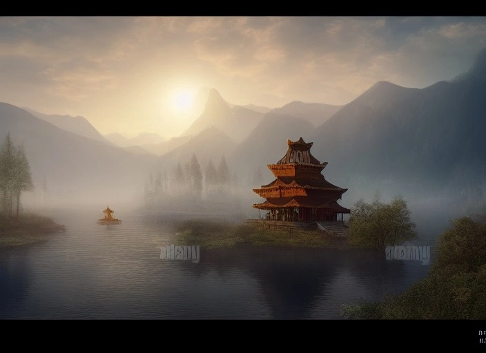 00732-879692826-a highly detailed epic cinematic concept art CG render digital painting artwork_ wooden temple in a misty fantasy landscape with.webp